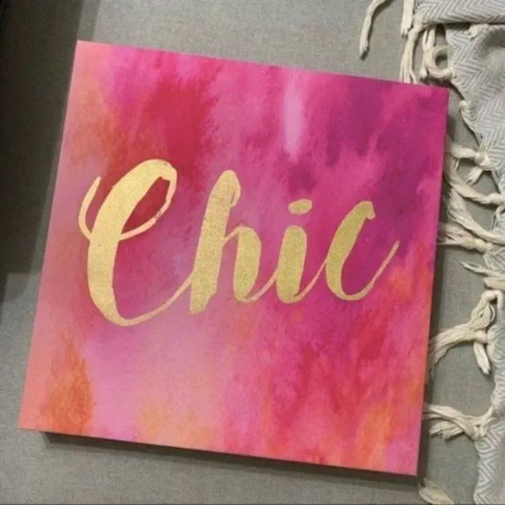 Modern minimalist Abstract Chic stretched canvas